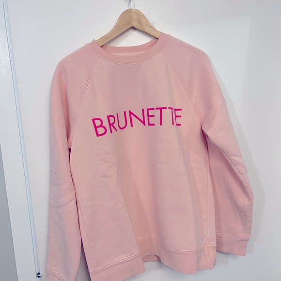 Brunette the Label Candy Pink Sweatshirt, M/L - Picture 1 of 7